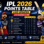 IPL Points Table 2026 Live + Betting Exchange ID India
